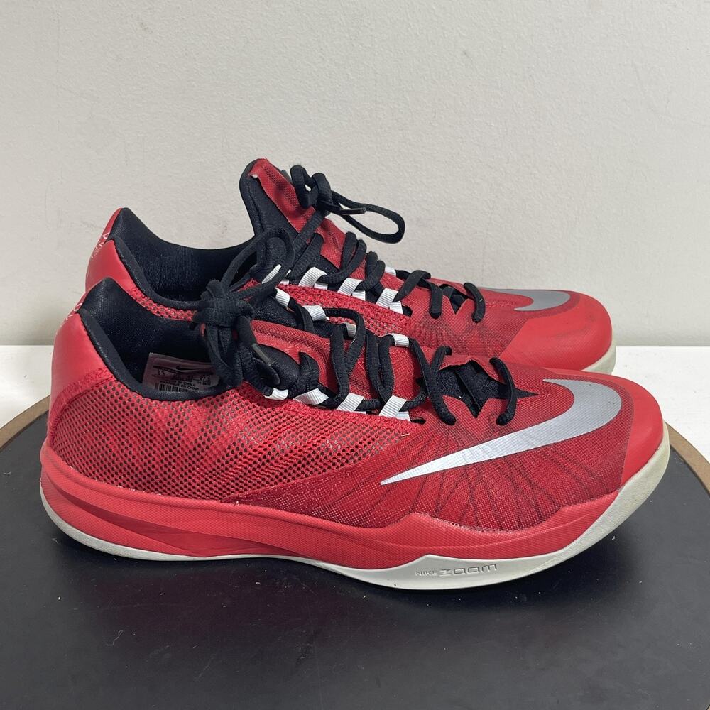 Nike Zoom Hyperrev 2015 Men‎ Size 9.5 Basketball Sneakers Red Black Athleisure